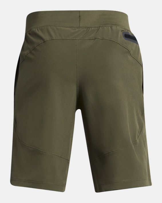 Boys' UA Unstoppable Shorts in Green image number 1
